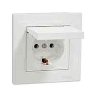 РОЗЕТКА С ЗАЗЕМЛЕНИЕМ С КРЫШКОЙ ДАУШЕР